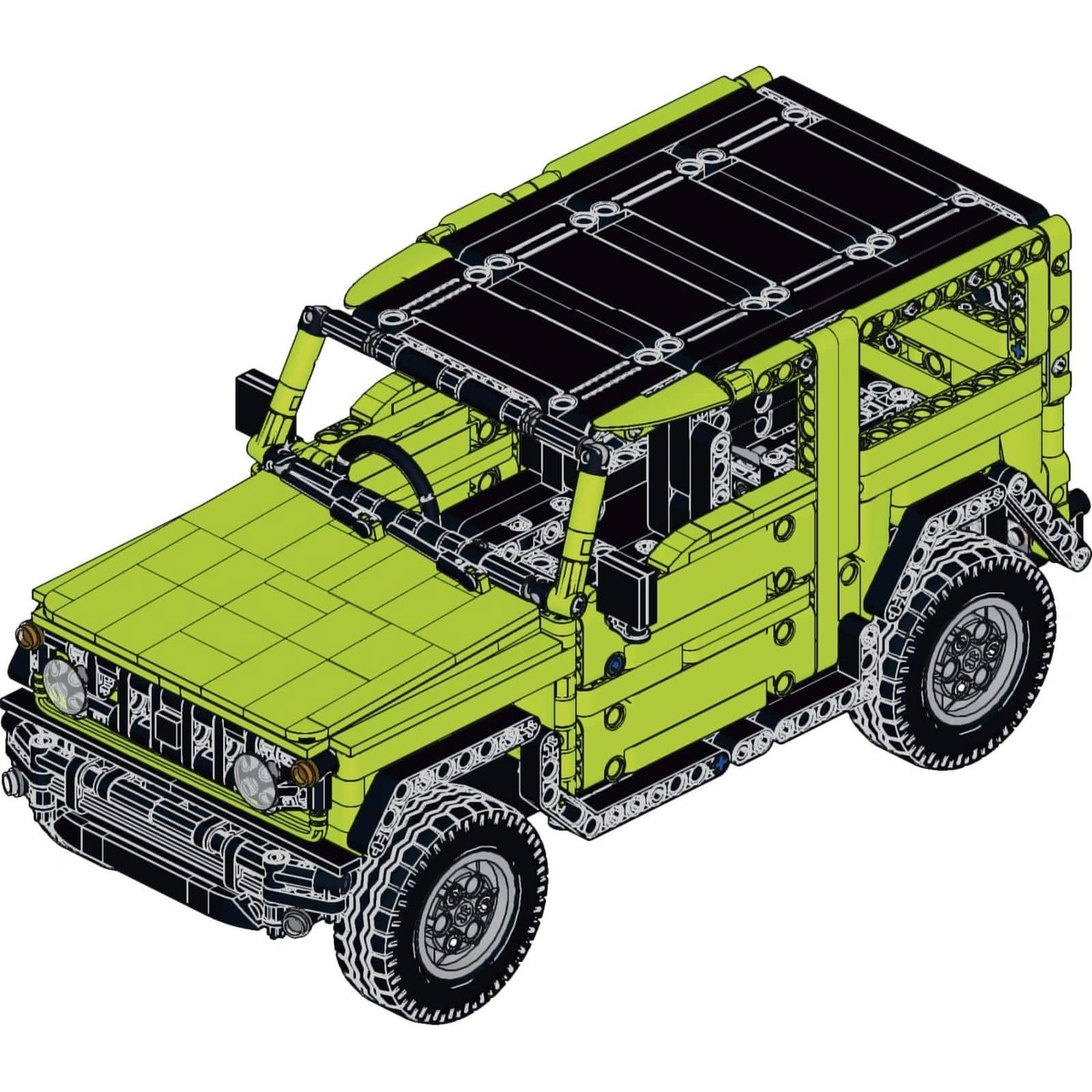 CaDA C51201W Suzuki Jimny Bausatz 1:12 579 Teile