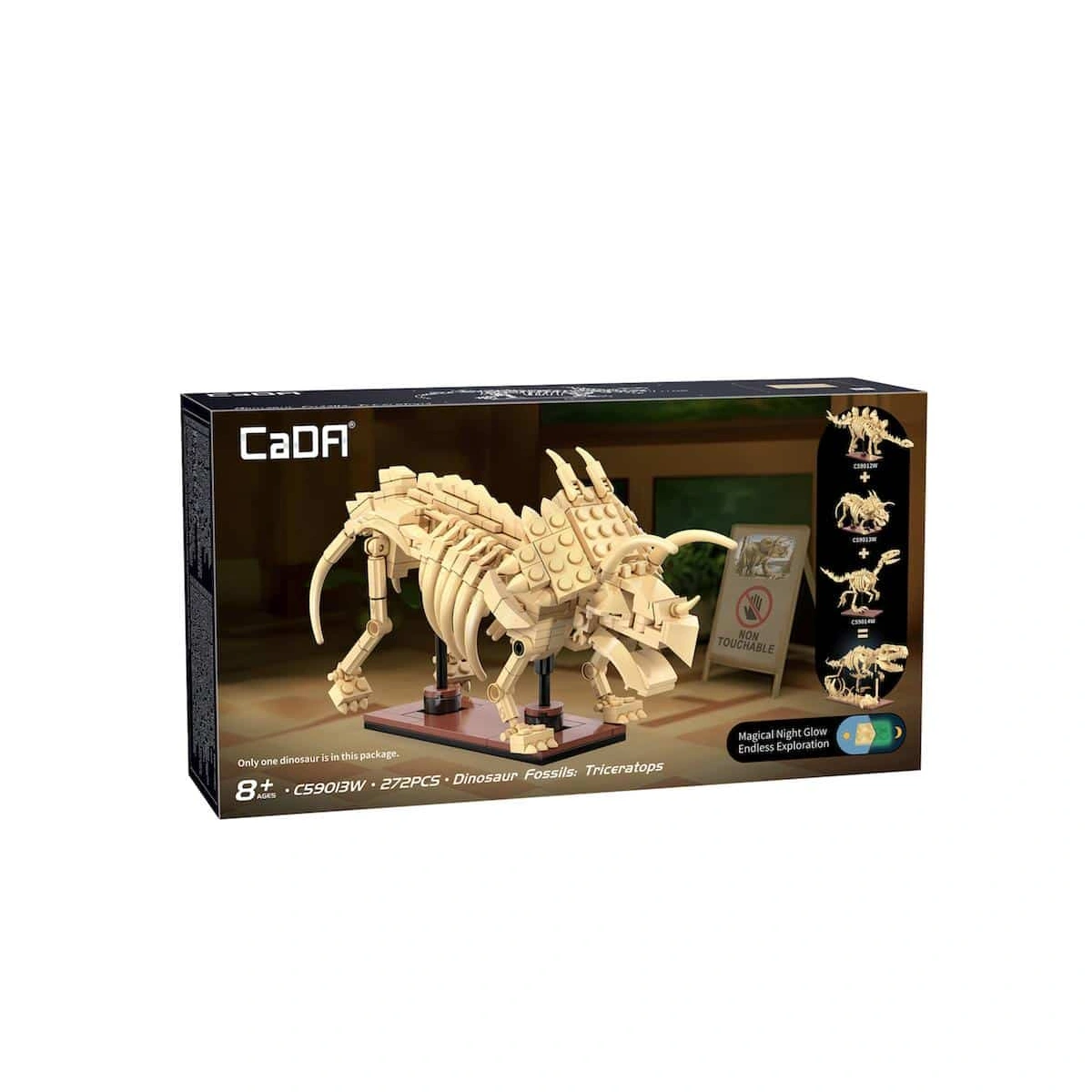 C59013W Triceratops Dinosaurier Bauset 272 Teile – Bild 2
