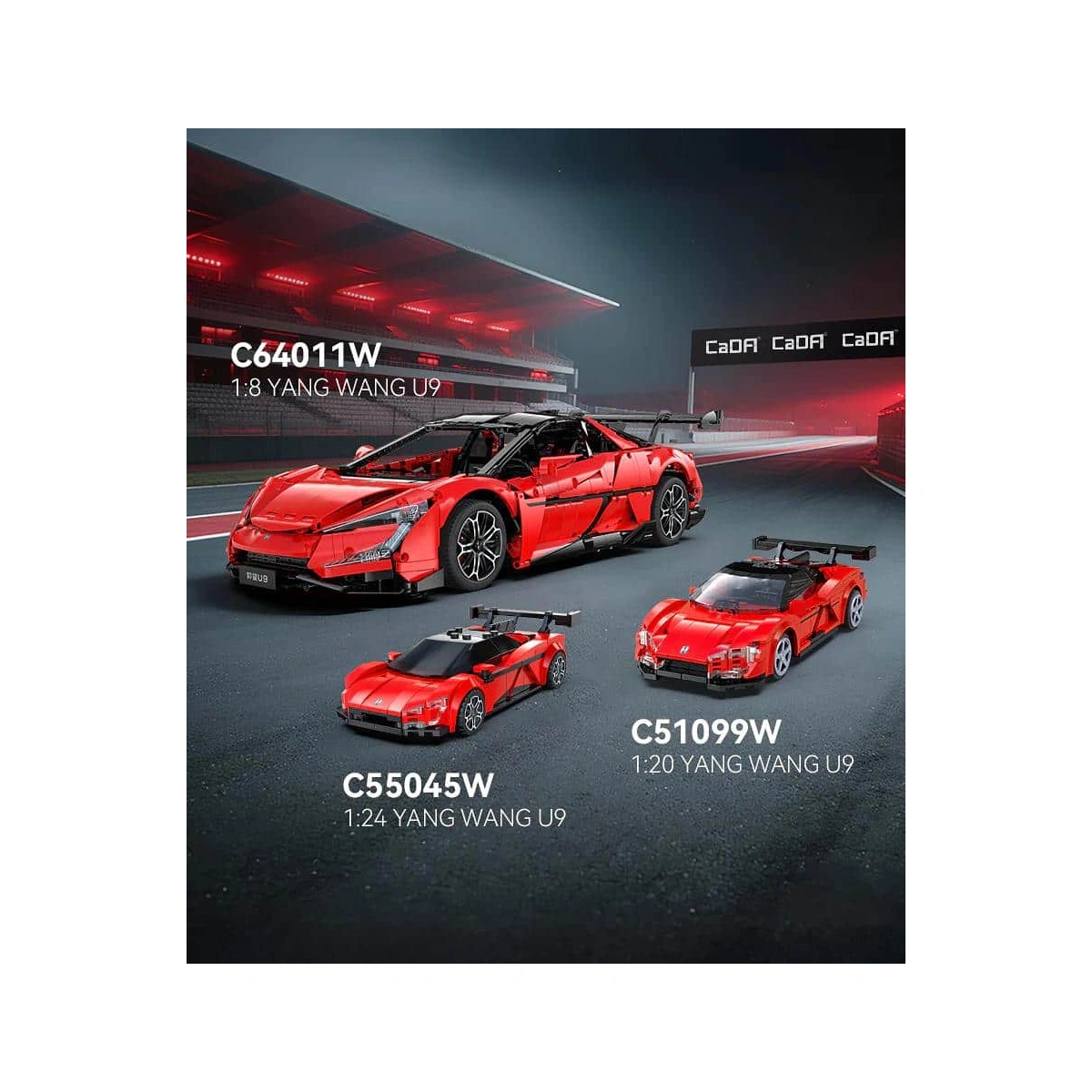 C55045W Supercar Bauset im Maßstab 1:24 291 Teile – Bild 6