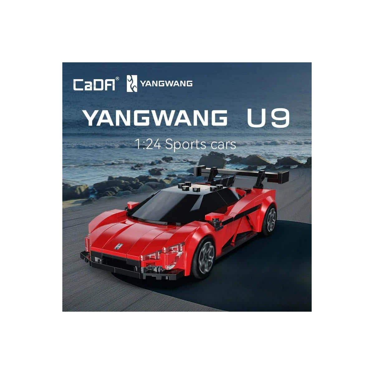 C55045W Supercar Bauset im Maßstab 1:24 291 Teile – Bild 8