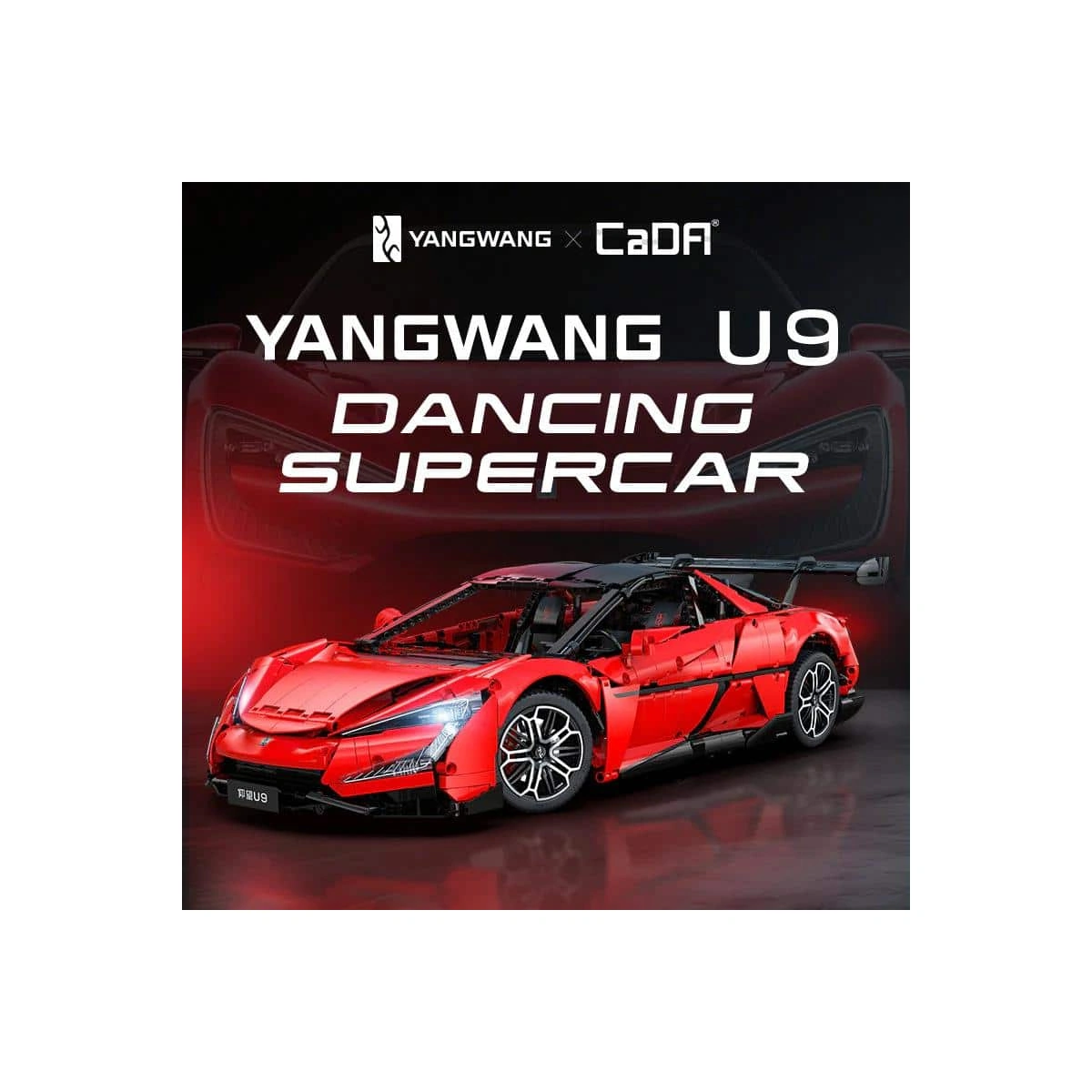 C64011W Supercar Bausatz im Maßstab 1:8 3671 Teile – Bild 11