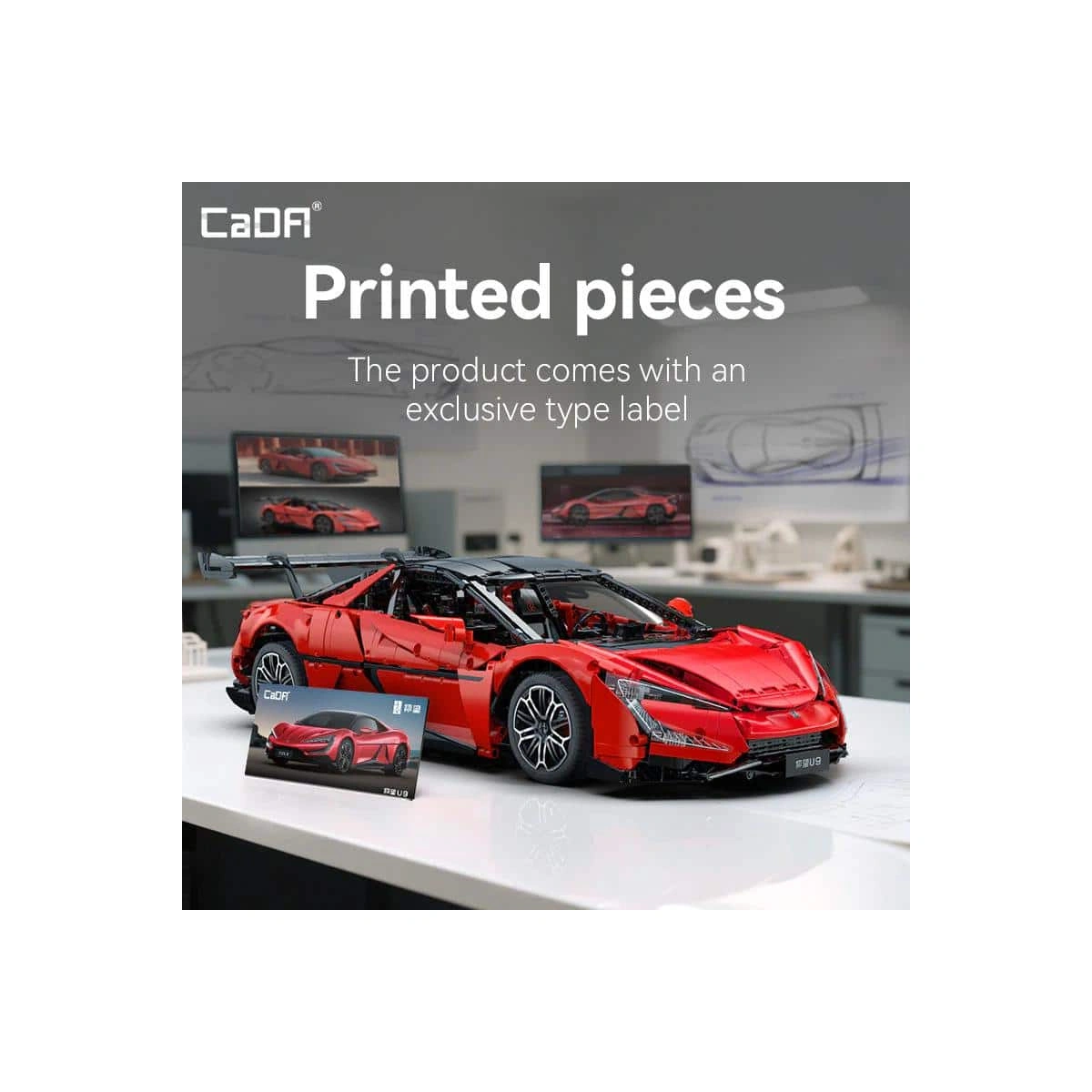 C64011W Supercar Bausatz im Maßstab 1:8 3671 Teile – Bild 12