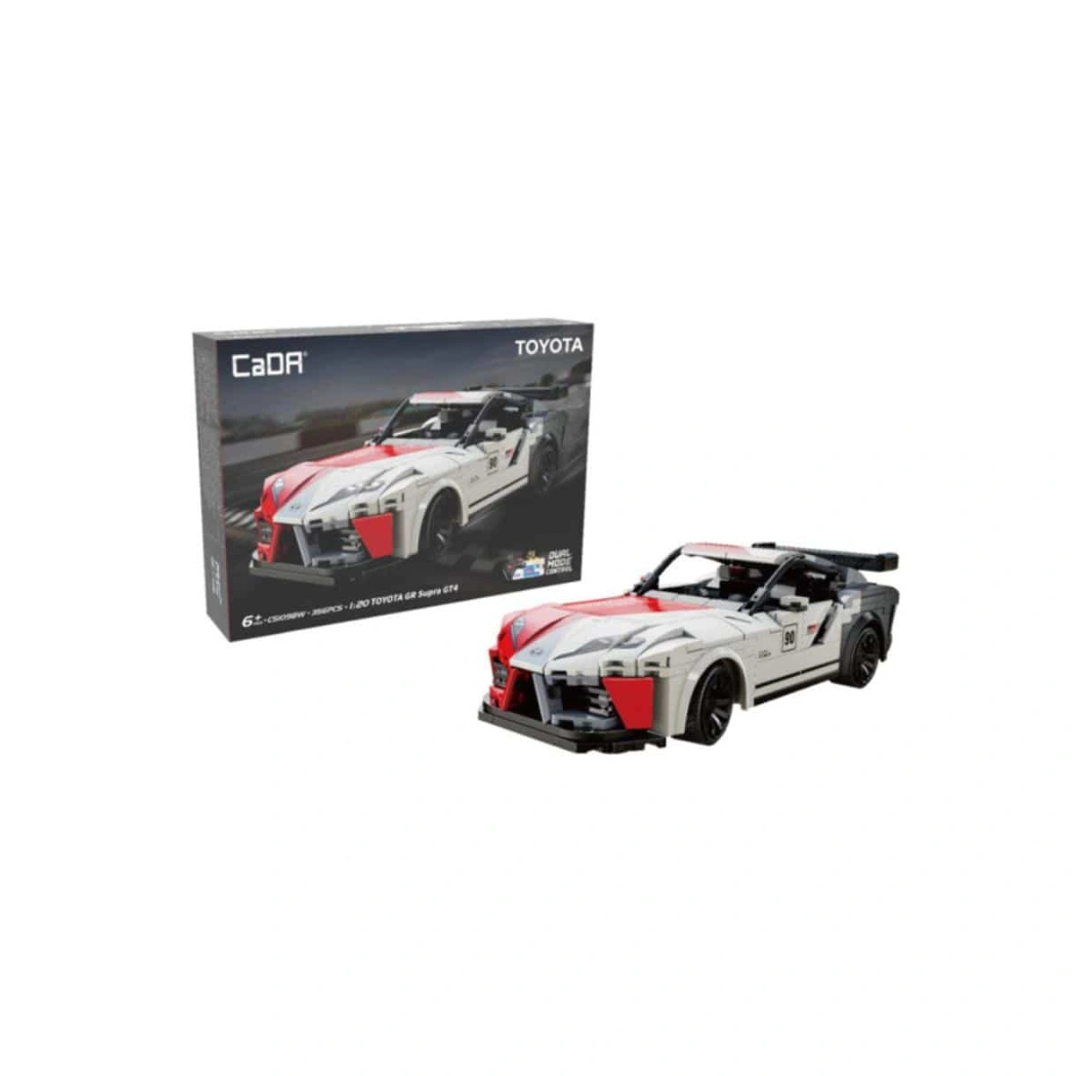 C51098W Toyota Supra GT4 GR Bausteinmodell 1:20
