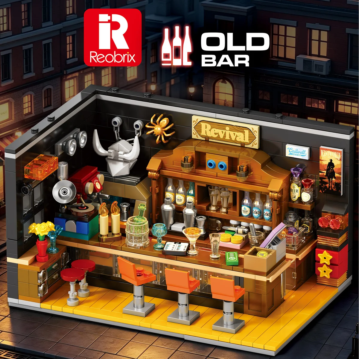 Klocki REOBRIX 66304 Stary Bar (583 elementy) 9 Klocki REOBRIX 66304 Stary Bar (583 elementy) – Bild 9