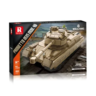 REOBRIX 77040 Panzer Progetto M35 Mod. 46 World of Tanks (1022 Teile)