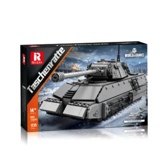 REOBRIX 77041 Taschenratte Panzer World of Tanks - Konstruktionsset mit 1235 Teilen