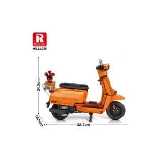 Reobrix 11036 Motorroller Lambretta V200 Special Klemmbaustein Set