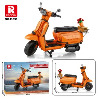 Reobrix 11036 Motorroller Lambretta V200 Special Klemmbaustein Set