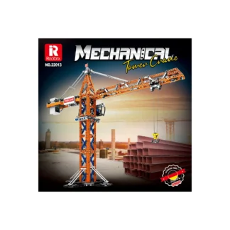 Reobrix 22013 Ferngesteuerter Turmkran 1288 Teile Klemmbaustein Set