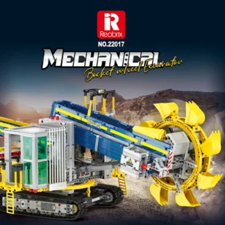 Reobrix 22017 Ferngesteuerter Schaufelradbagger 3188 Teile Klemmbaustein Set