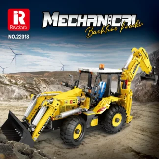 Reobrix 22018 Ferngesteuerter Raupenbagger 2466 Teile Klemmbaustein Set