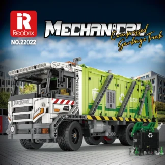 Reobrix 22022 Ferngesteuerter MÃ¼llwagen 1468 Teile Klemmbaustein Set