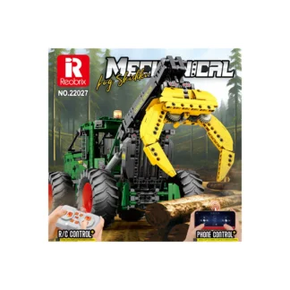 Reobrix 22027 Ferngesteuerter Forstschlepper Skidder 1741 Teile Klemmbaustein Set