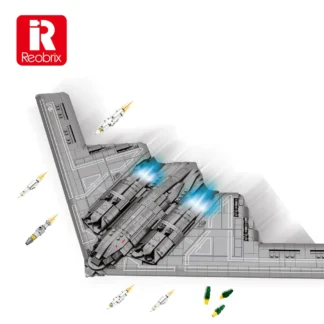 Reobrix 33038 Tarnkappenbomber B-2 Stealth 2063 Teile Klemmbaustein Set