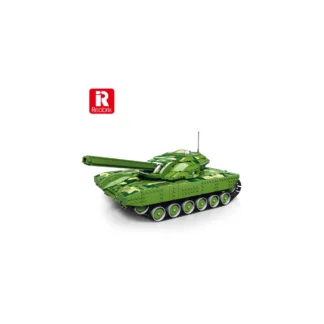Reobrix 55026 Ferngesteuerter Panzer mit Schussfunktion 1516 Teile Klemmbaustein Set