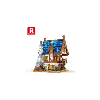Reobrix 66005 Mittelalterliche Schmiede 2366 Teile Klemmbaustein Set