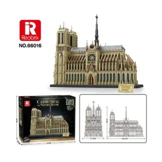 Reobrix 66016 Kathedrale Notre-Dame Bauset Klemmbaustein Set