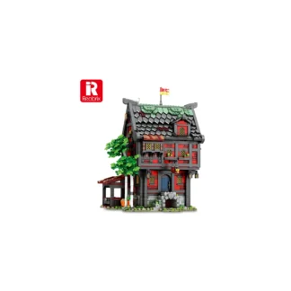 Reobrix 66017 Mittelalterliche Taverne 3214 Teile Klemmbaustein Set