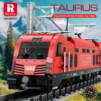 Reobrix 66020A Elektrische Taurus-Lokomotive Klemmbaustein Set