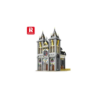 Reobrix 66027 Mittelalterliche Kirche 3468 Teile Klemmbaustein Set