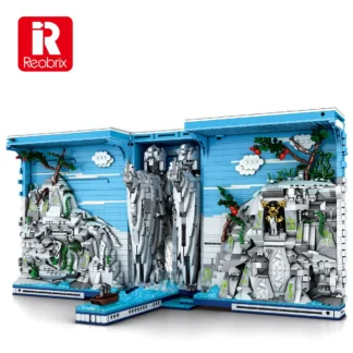 Reobrix 66039 Straßen-Szene Klappbuch 3307 Teile Klemmbaustein Set