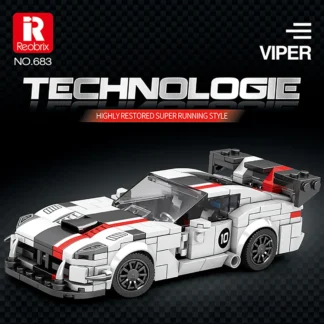 Reobrix 683 Viper Supersportwagen Bausteinset Klemmbaustein Set