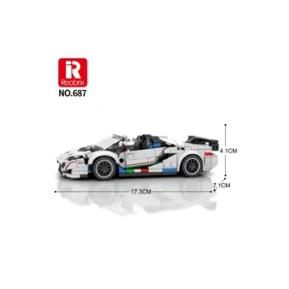 Reobrix 687 Supersportwagen Aventador SVJ Bausteinmodell Klemmbaustein Set
