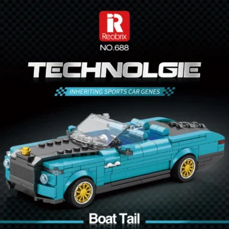 Reobrix 688 Luxus-Tourenwagen Boat Tail Klemmbaustein Set