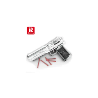 Reobrix 77001 Desert Eagle Pistole Modellbausatz 408 Teile Klemmbaustein Set