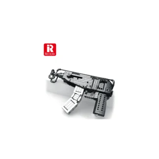 Reobrix 77029 Maschinenpistole Scorpion Bausteine-Modell 566 Teile Klemmbaustein Set