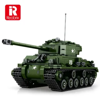 Reobrix 77030 M4 Sherman Panzer 836 Teile Klemmbaustein Set