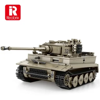 Reobrix 77031 Tiger I Panzer World of Tanks 1138 Teile Klemmbaustein Set