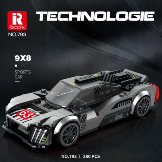 Reobrix 793 Rennwagen-Bausatz 9X8 Hypercar Klemmbaustein Set