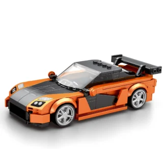Reobrix 804 RX7 Rennwagen Modellbausatz 367 Teile Klemmbaustein Set