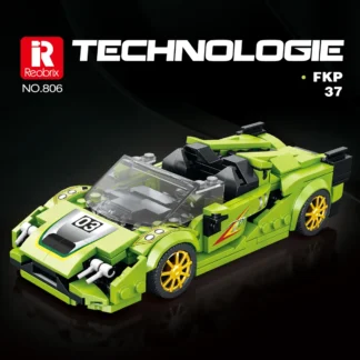Reobrix 806 Sportwagen RX-7 Modellbausatz Klemmbaustein Set