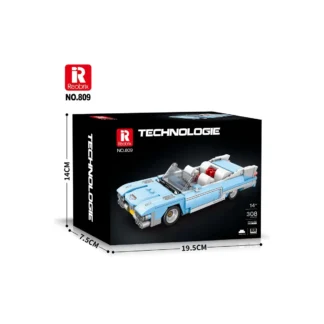 Reobrix 809 Luxusauto Eldorado 308 Teile Klemmbaustein Set