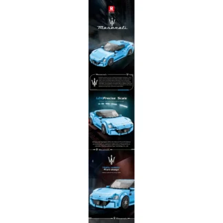Reobrix 824 Maserati GranTurismo Sportwagen Bausatz Klemmbaustein Set