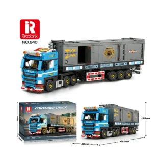Reobrix 840 Container-Lastwagen Klemmbaustein Set