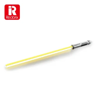 Reobrix 99012 Gelbes Lichtschwert mit Leuchteffekt 598 Teile Klemmbaustein Set