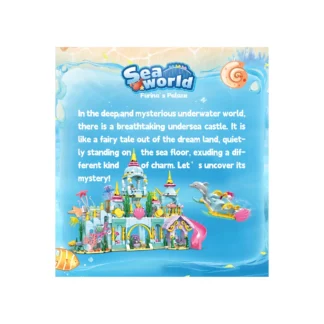 woma W11833 Unterwasserwelt Furinas Palast Klemmbaustein Set