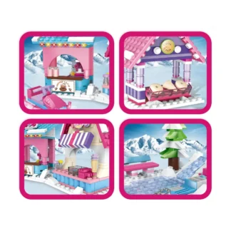 woma WC0212A Winteroase Traumstadt Klemmbaustein Set
