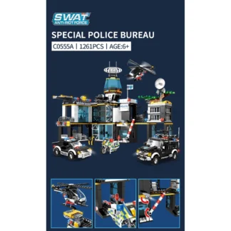 woma WC0555A SWAT Hauptquartier Klemmbaustein Set